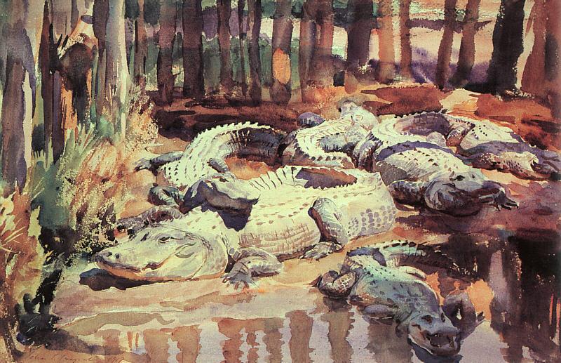 John Singer Sargent Muddy Alligators